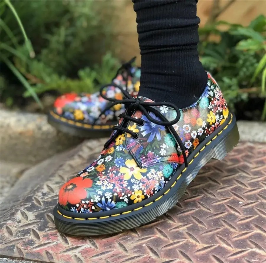 Giày Dr.Martens 1461 Women's Floral Oxford 'Muti Wanderlust' 26110102 — ảnh 3