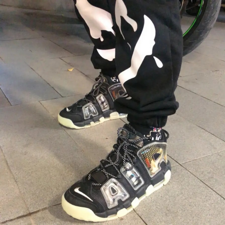 Giày Nike Air More Uptempo Utagawa Kuniyoshi 'Black' DM6213-045 — ảnh 4