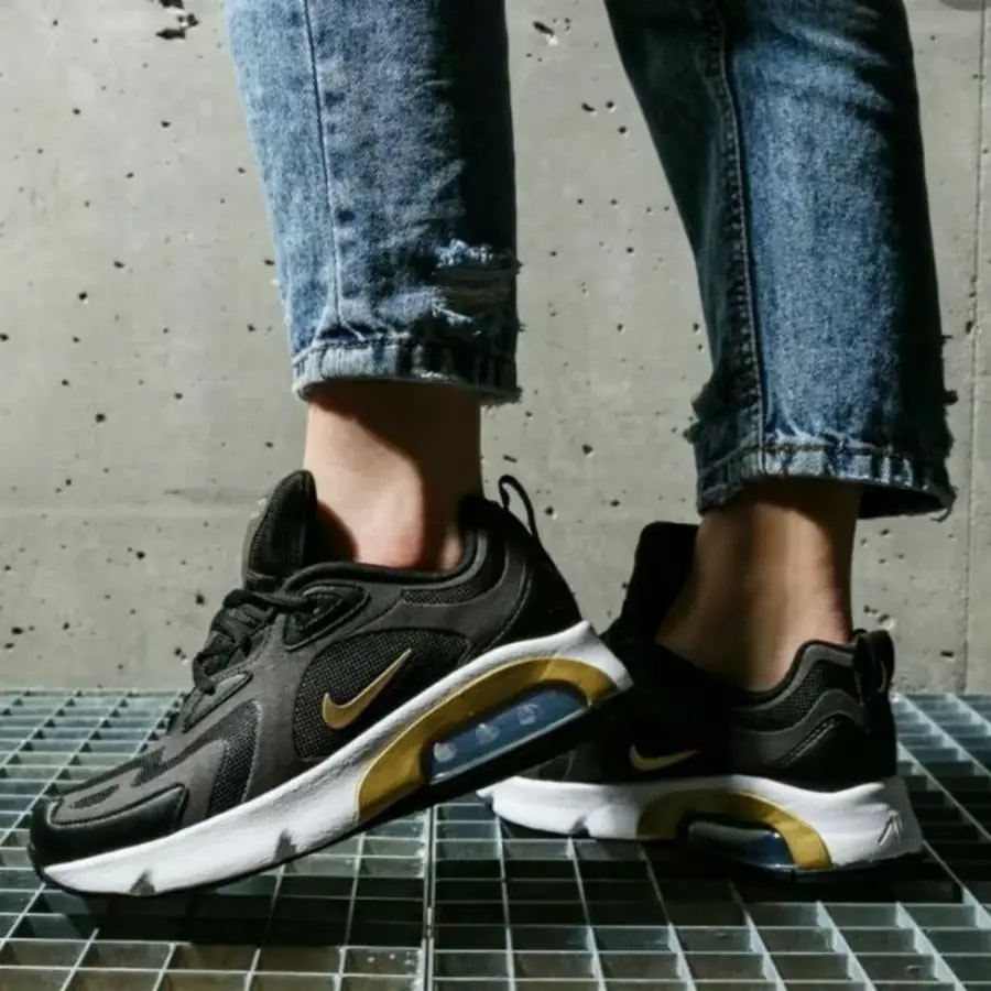 Giày Nike Air Max 200 GS 'Metallic Gold' AT5627-003 — ảnh 4