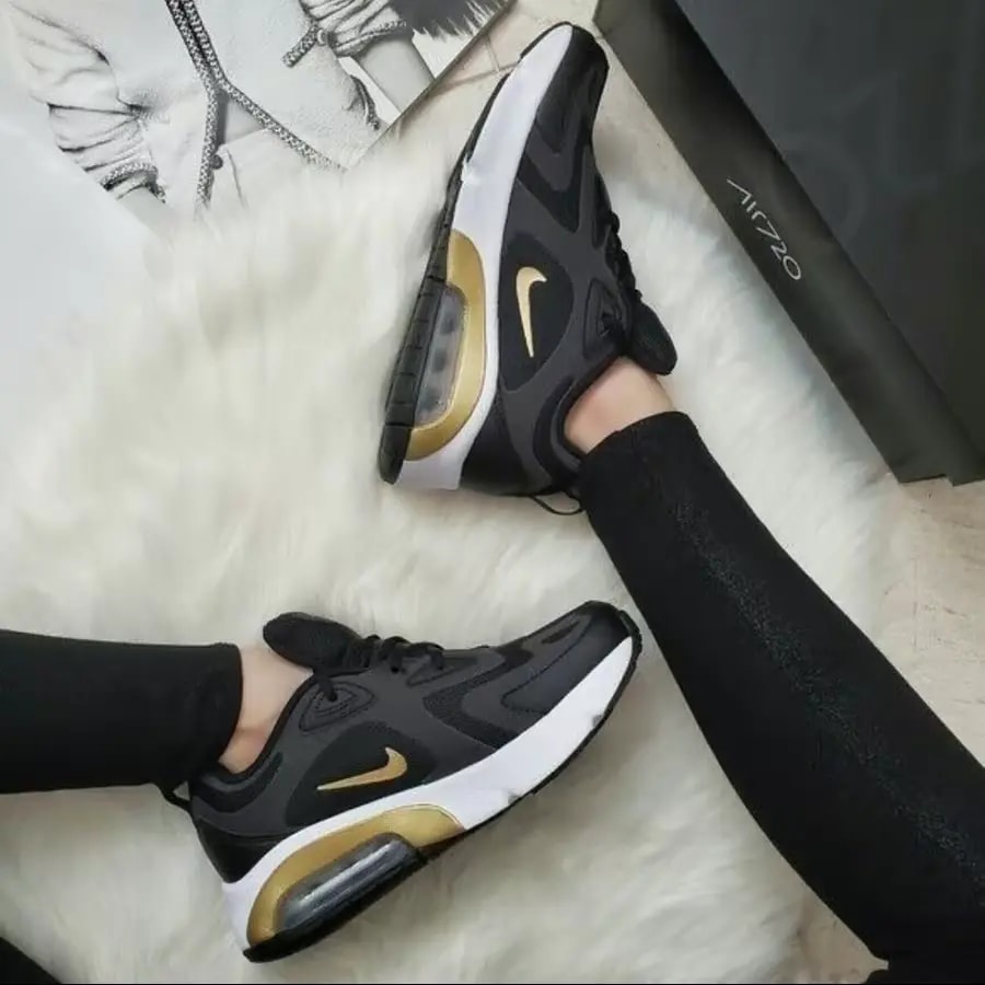 Giày Nike Air Max 200 GS 'Metallic Gold' AT5627-003 — ảnh 3