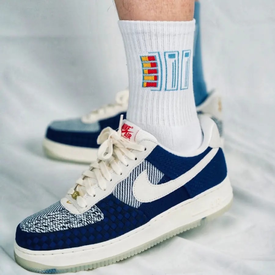 Giày Nike Wmns Air Force 1 Low '07 LV8 'Sashiko' DD5401-492 — ảnh 4