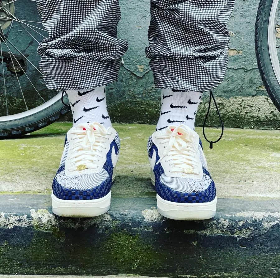 Giày Nike Wmns Air Force 1 Low '07 LV8 'Sashiko' DD5401-492 — ảnh 3