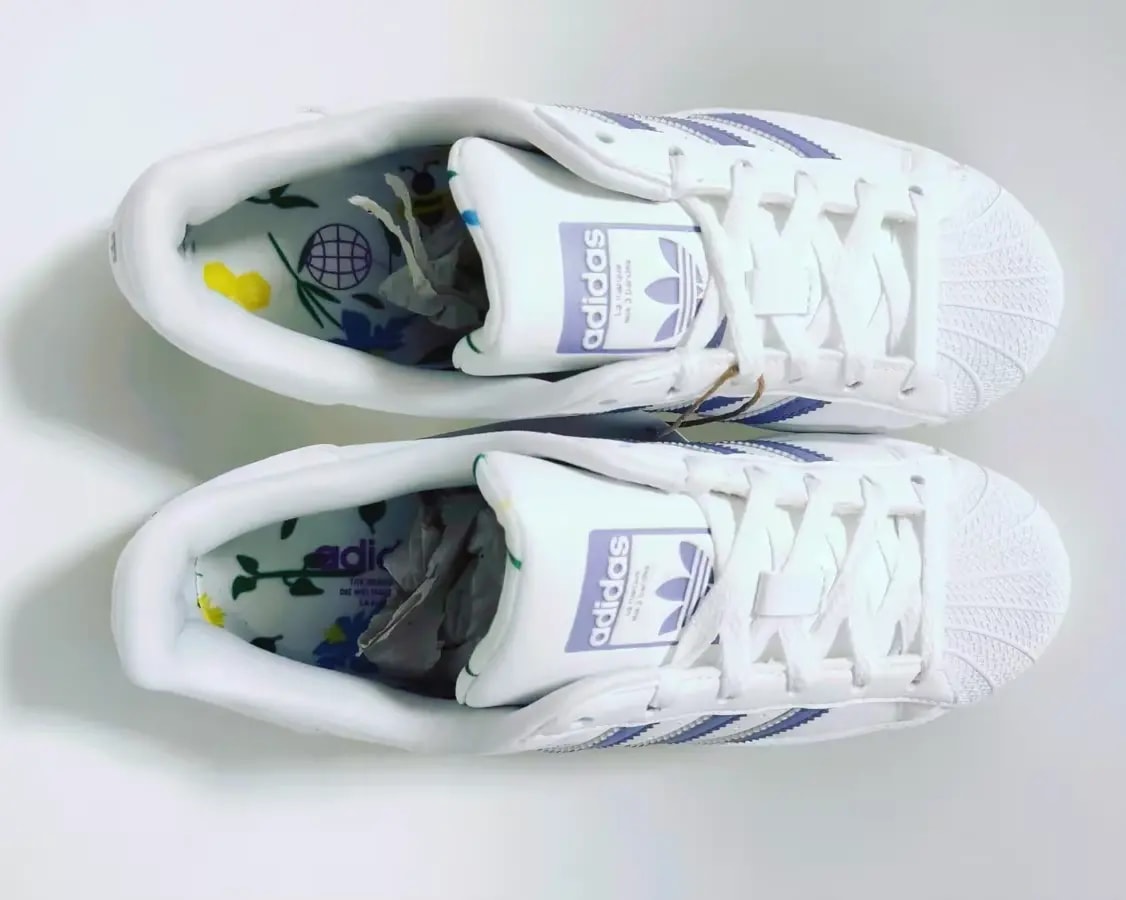 Giày Adidas Originals Superstar 'White Purple' HP6215 — ảnh 5