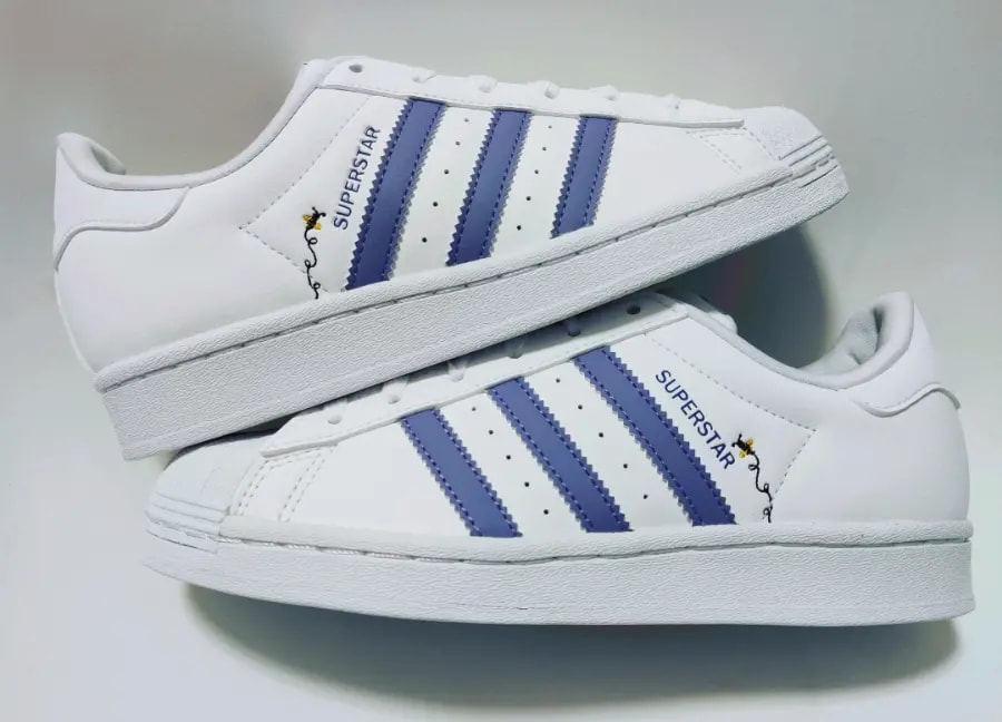 Giày Adidas Originals Superstar 'White Purple' HP6215 — ảnh 2