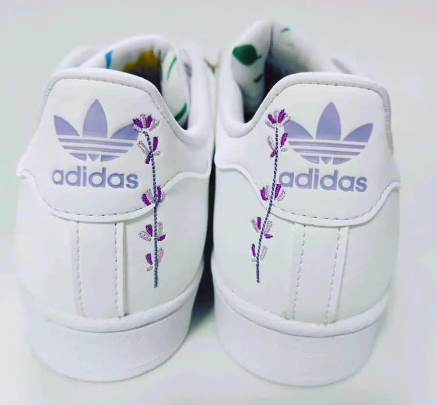 Giày Adidas Originals Superstar 'White Purple' HP6215 — ảnh 3