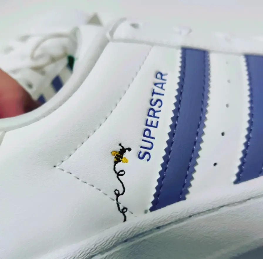 Giày Adidas Originals Superstar 'White Purple' HP6215 — ảnh 4