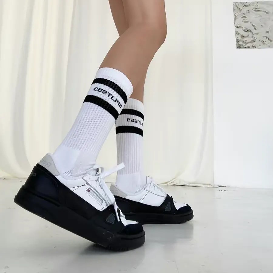 Giày Reebok LT Court 'Black White' HP5361 — ảnh 2