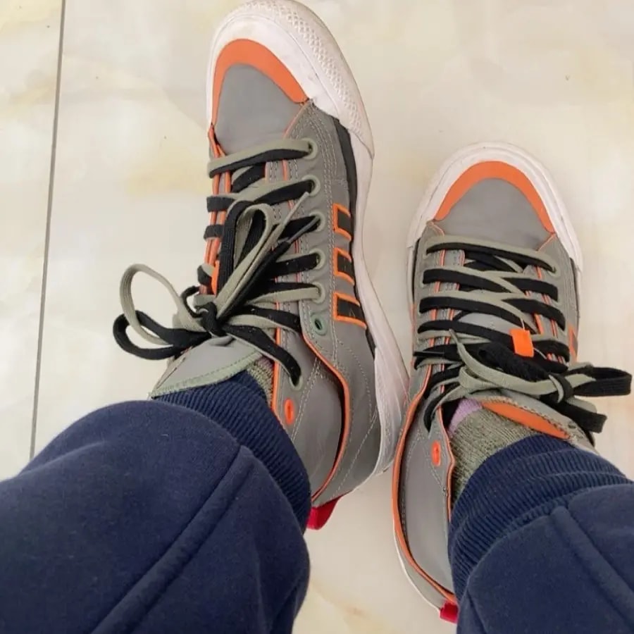 Giày Adidas Nizza High DL 'Green Orange' GZ2655 — ảnh 2