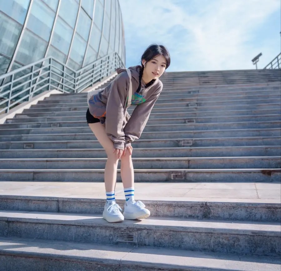 Giày Adidas Wmns Her Court 'Triple White' GY3579 — ảnh 3