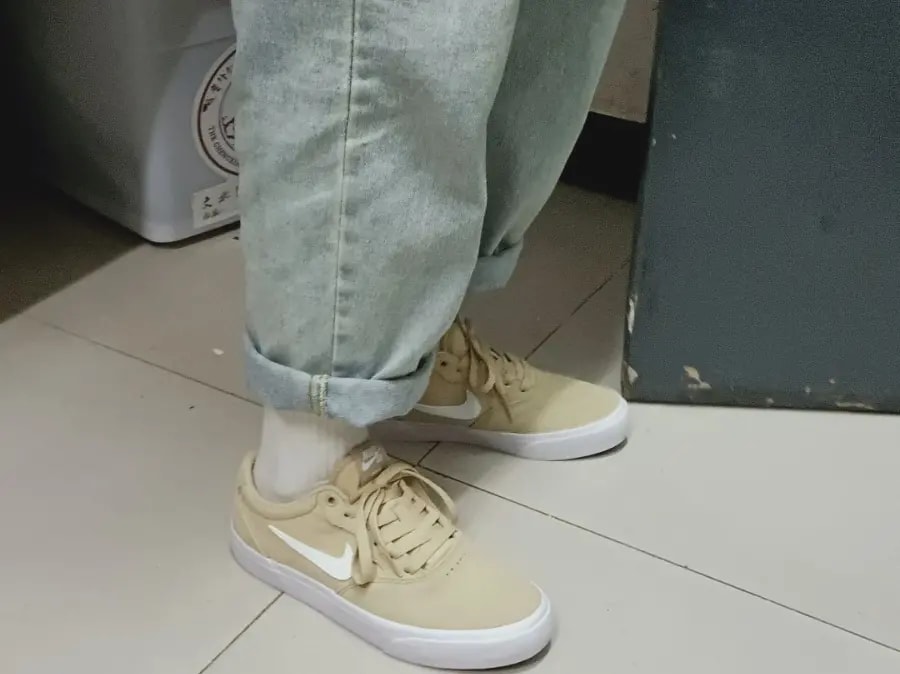 Giày Nike SB Chron Solarsoft Sneakers Grain White CD6278-204 — ảnh 2