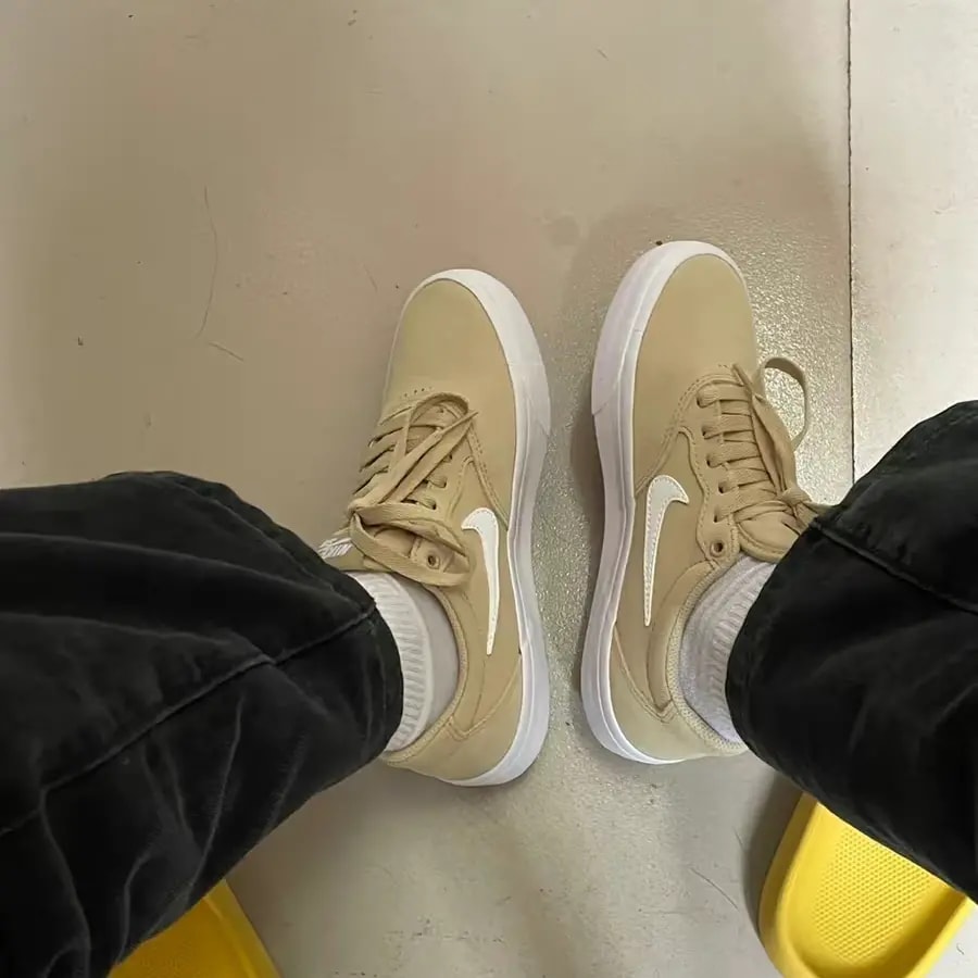 Giày Nike SB Chron Solarsoft Sneakers Grain White CD6278-204 — ảnh 4