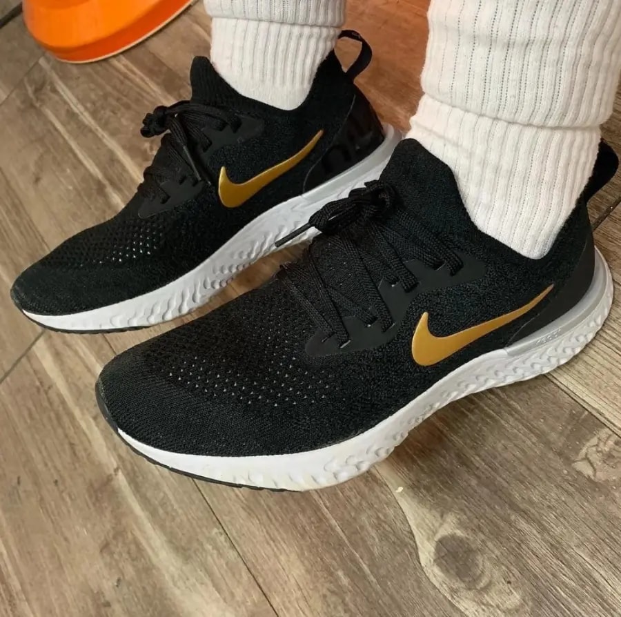 Giày Nike Wmns Epic React Flyknit 'Metallic Gold' AQ0070-013 — ảnh 3