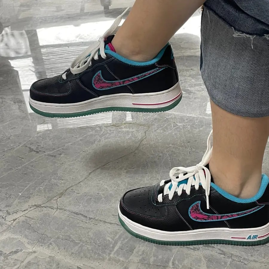 Giày Nike Air Force 1 LV8 1 GS 'Miami Nights' DD9207-001 — ảnh 2