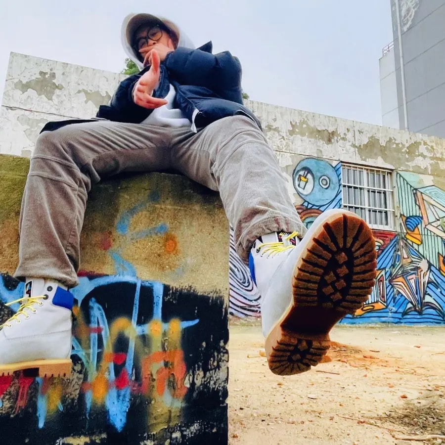 Giày Timberland Premium High Top 'Gray' A2N9PD52 — ảnh 3