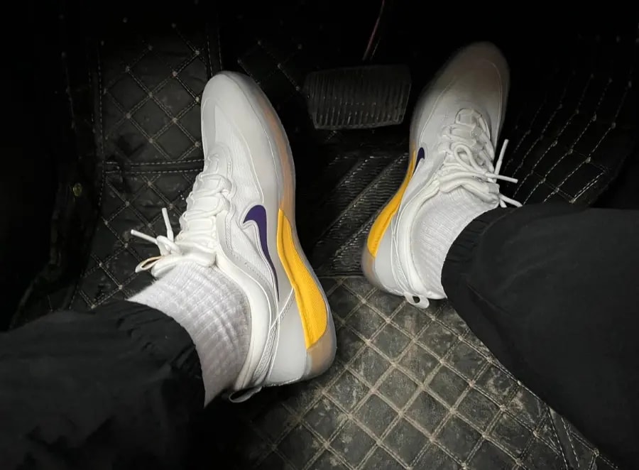 Giày Nike NBA x Nyjah Free 2 SB 'Lakers' DA3439-100 — ảnh 5