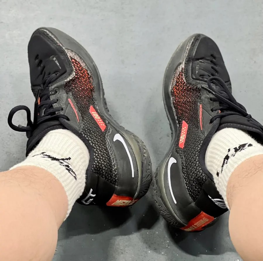 Giày Nike Air Zoom GT Cut EP 'Black Hyper Crimson' CZ0176-001 — ảnh 2