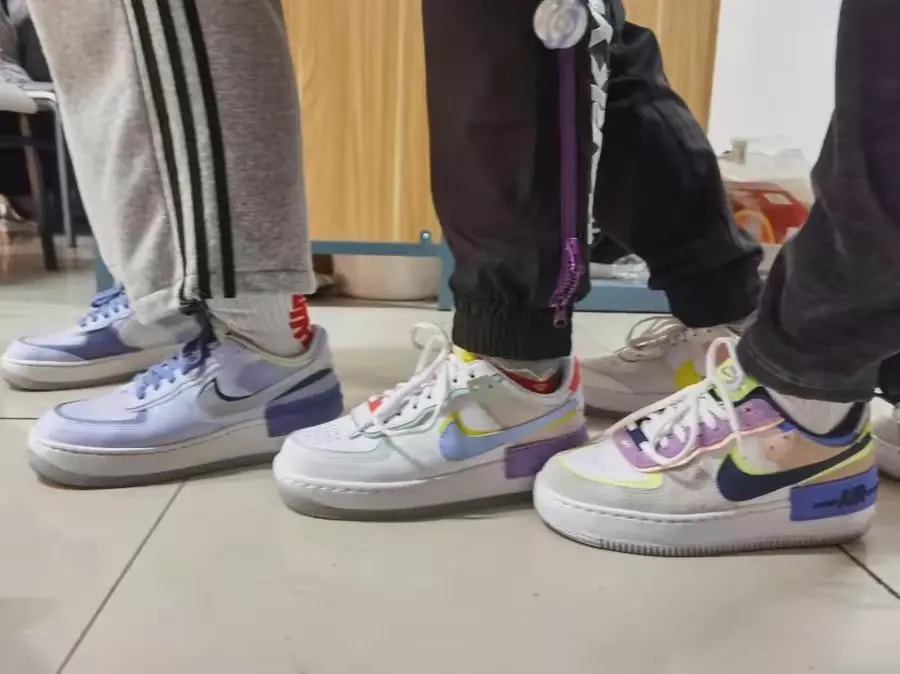 Giày Nike Wmns Air Force 1 Shadow 'Crimson Tint Volt' CU8591-001 — ảnh 5