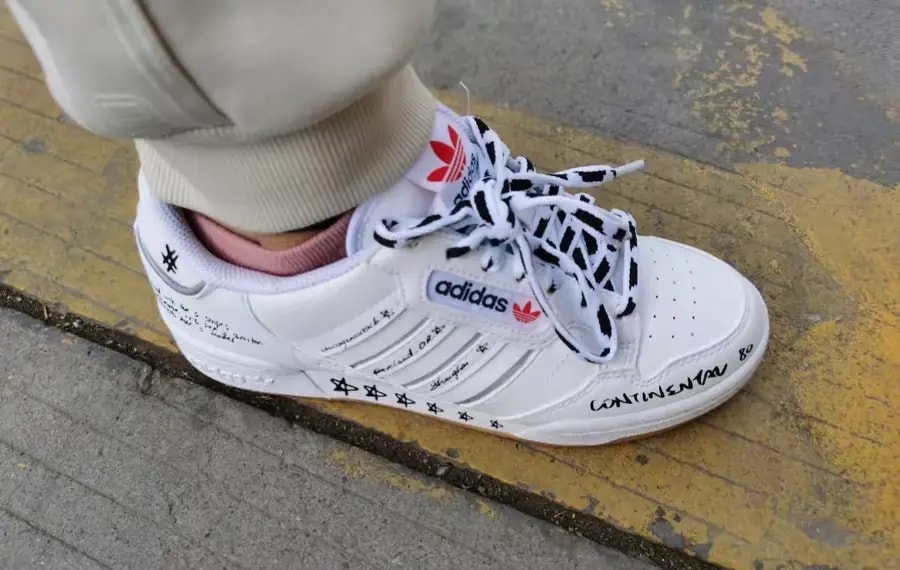 Giày Adidas Continental 80 Stripes 'Sharpie Pack White' GV9797 — ảnh 5