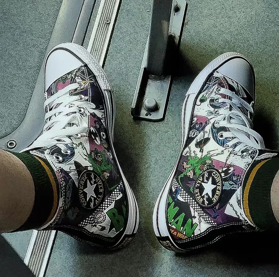 Giày Converse Batman Chuck Taylor All Star 'Issue 190' 167303C — ảnh 5