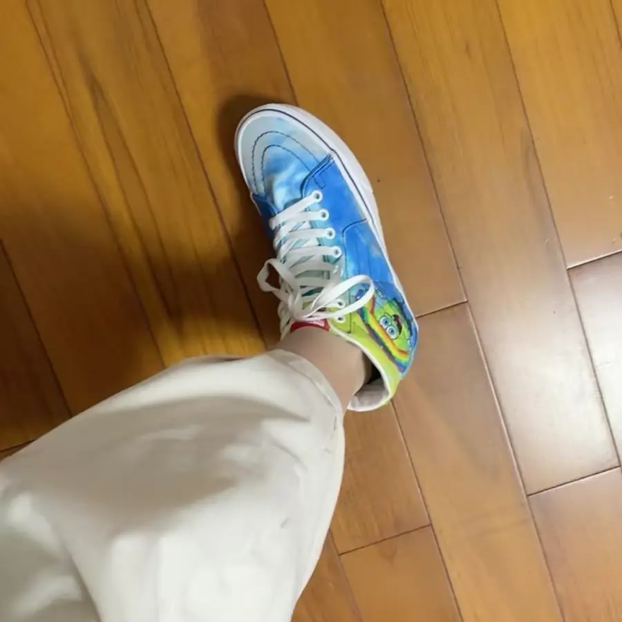 Giày Vans SpongeBob SquarePants x Sk8-Hi 38 DX 'Imaginaaation' VN0A32QGZAW — ảnh 3