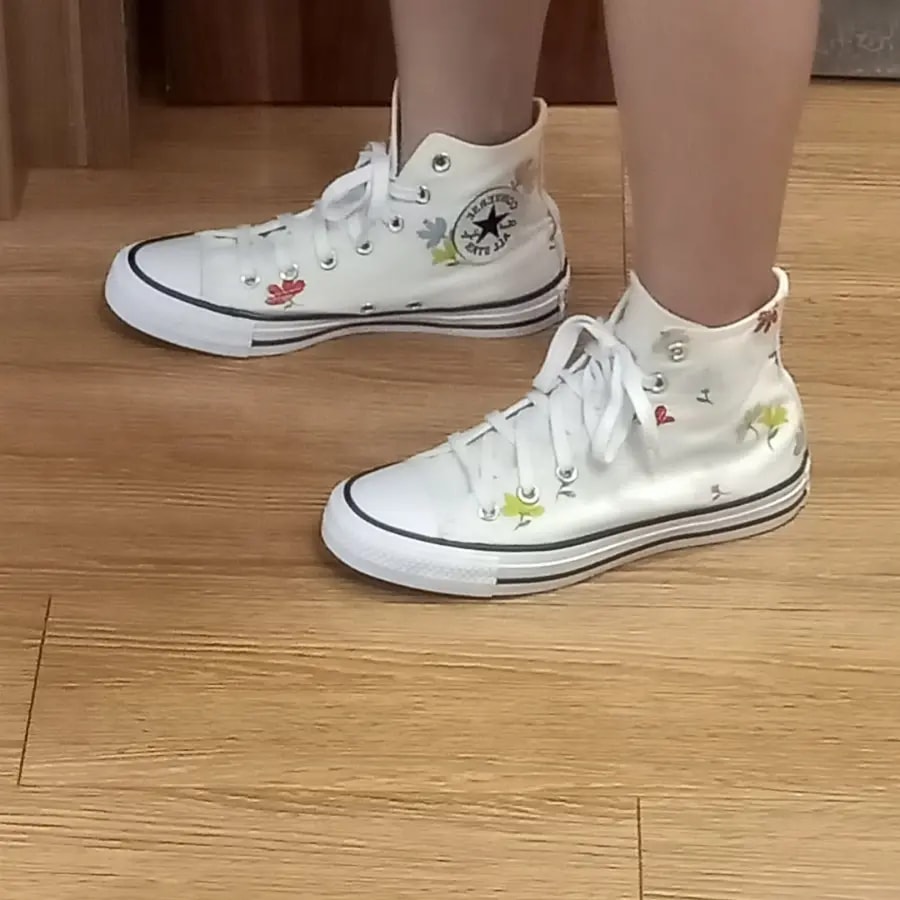 Giày Converse Chuck Taylor All Star High 'Egret-Multicolor' 570919C — ảnh 4