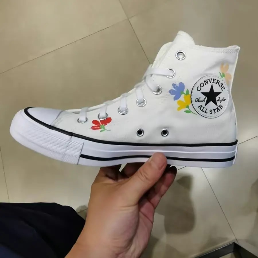Giày Converse Chuck Taylor All Star High 'Egret-Multicolor' 570919C — ảnh 5