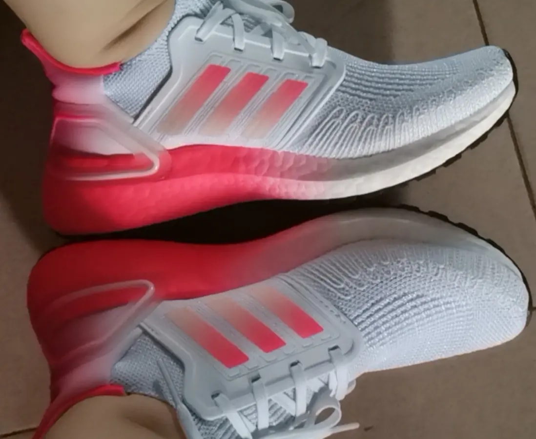 Giày Adidas UltraBoost 20 J 'White Signal Pink' FX0456 — ảnh 3
