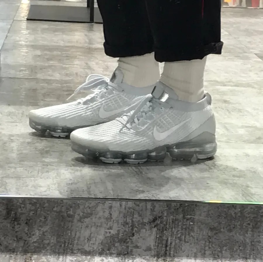 Giày Nike Air VaporMax Flyknit 3 'Pure Platinum' AJ6900-102 — ảnh 3