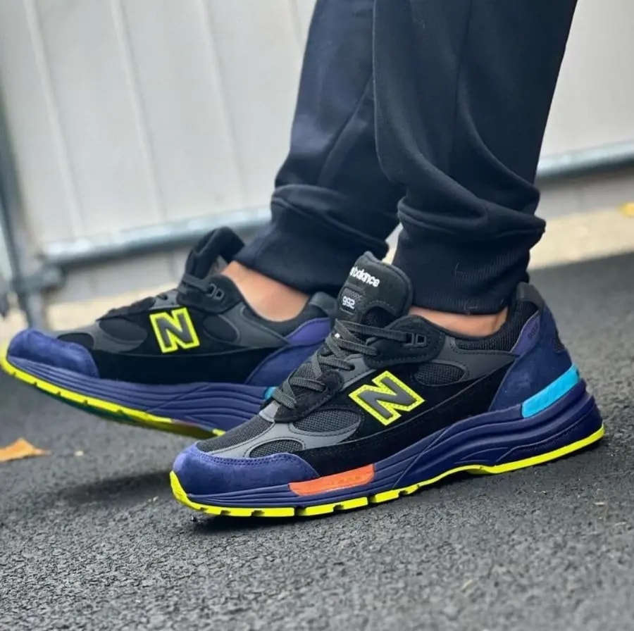Giày New Balance 992 Made In USA 'Black Purple' M992LT — ảnh 2