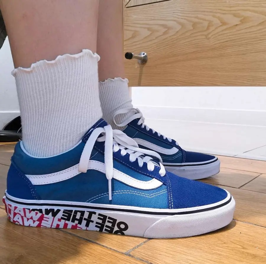 Giày Vans Old Skool 'OTW Sidewall Navy' VN0A38G1VRI — ảnh 3