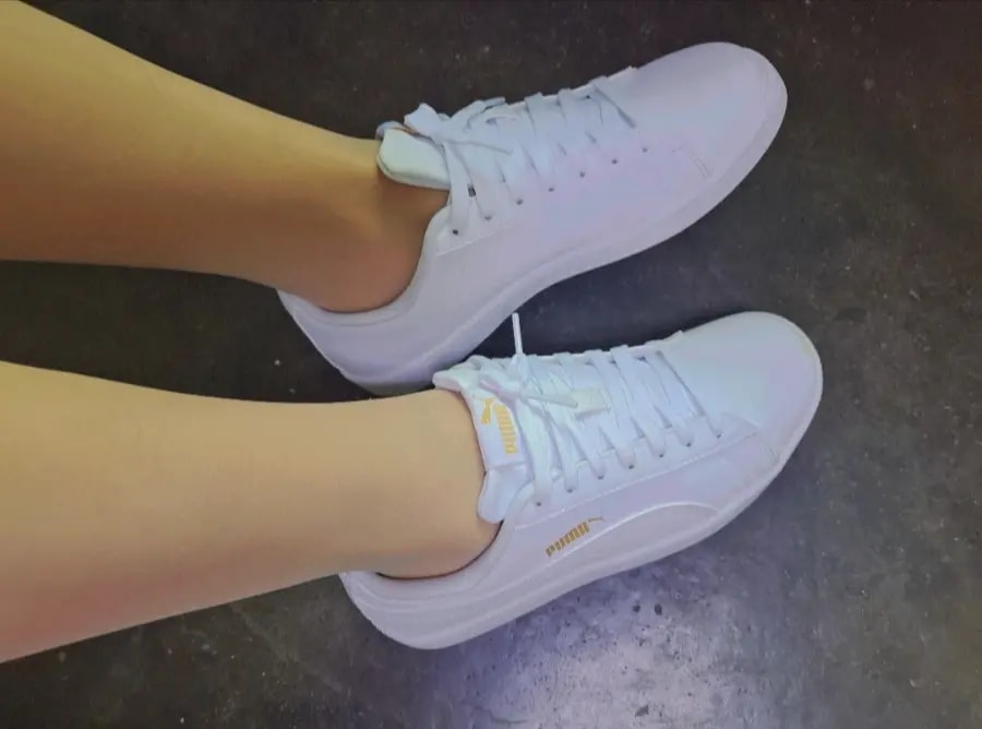 Giày Puma Up Trainers White Gold 372605-07 — ảnh 2