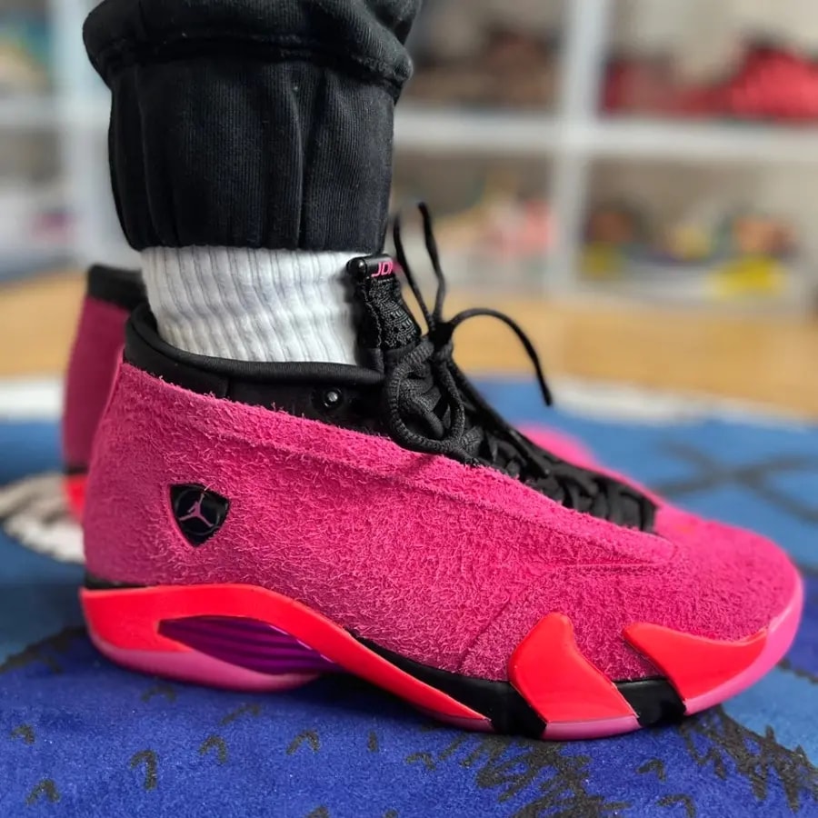 Giày Nike Wmns Air Jordan 14 Retro Low 'Shocking Pink' DH4121-600 — ảnh 5