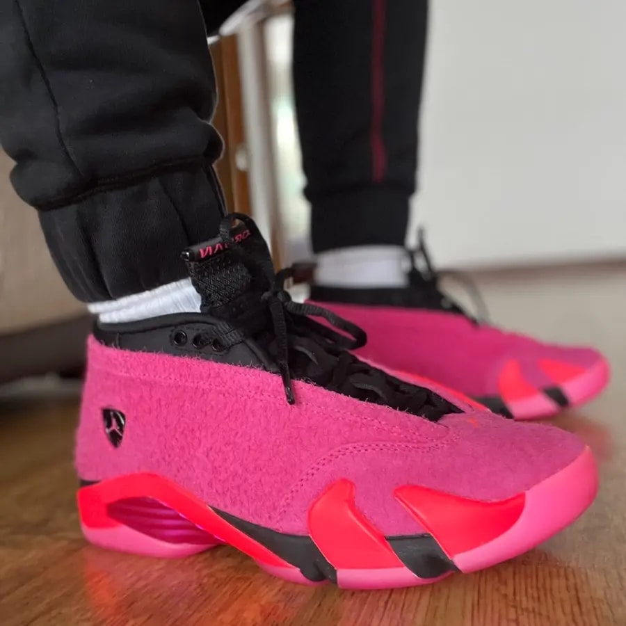 Giày Nike Wmns Air Jordan 14 Retro Low 'Shocking Pink' DH4121-600 — ảnh 3