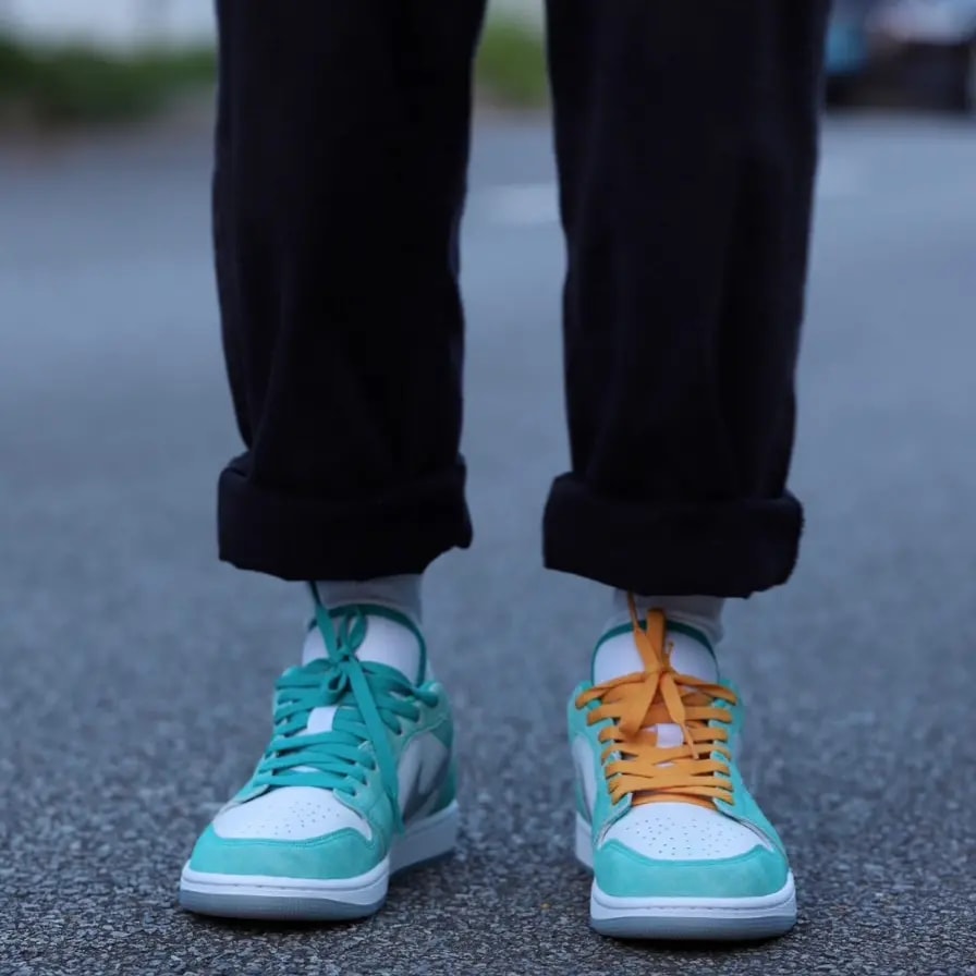 Giày Nike Air Jordan 1 Low 'New Emerald' DN3705-301 — ảnh 3