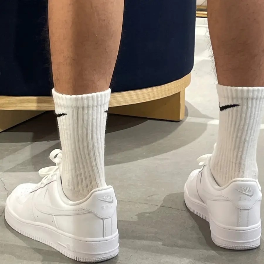 Giày Nike Air Force 1 All White Code Women DD8959-100 — ảnh 4