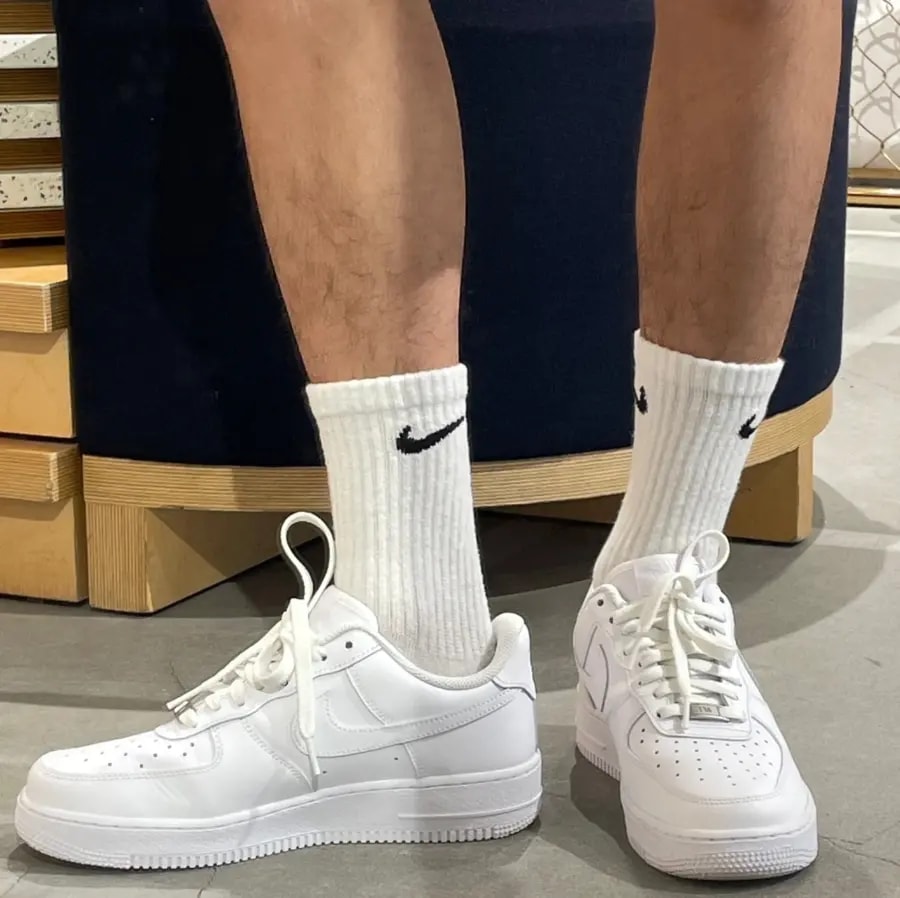 Giày Nike Air Force 1 All White Code Women DD8959-100 — ảnh 5