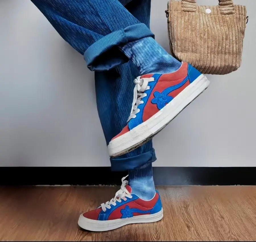 Giày Converse One Star Ox x Golf Le Fleur 'Molten Lava' 162126C — ảnh 2