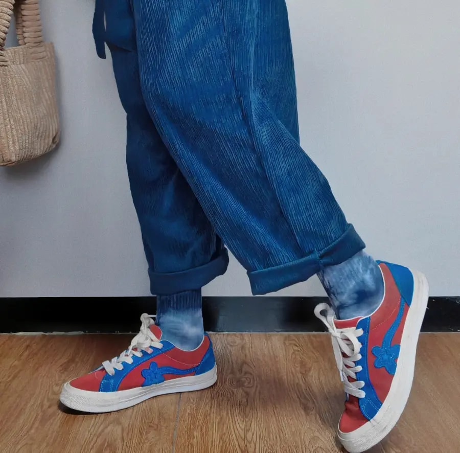 Giày Converse One Star Ox x Golf Le Fleur 'Molten Lava' 162126C — ảnh 4