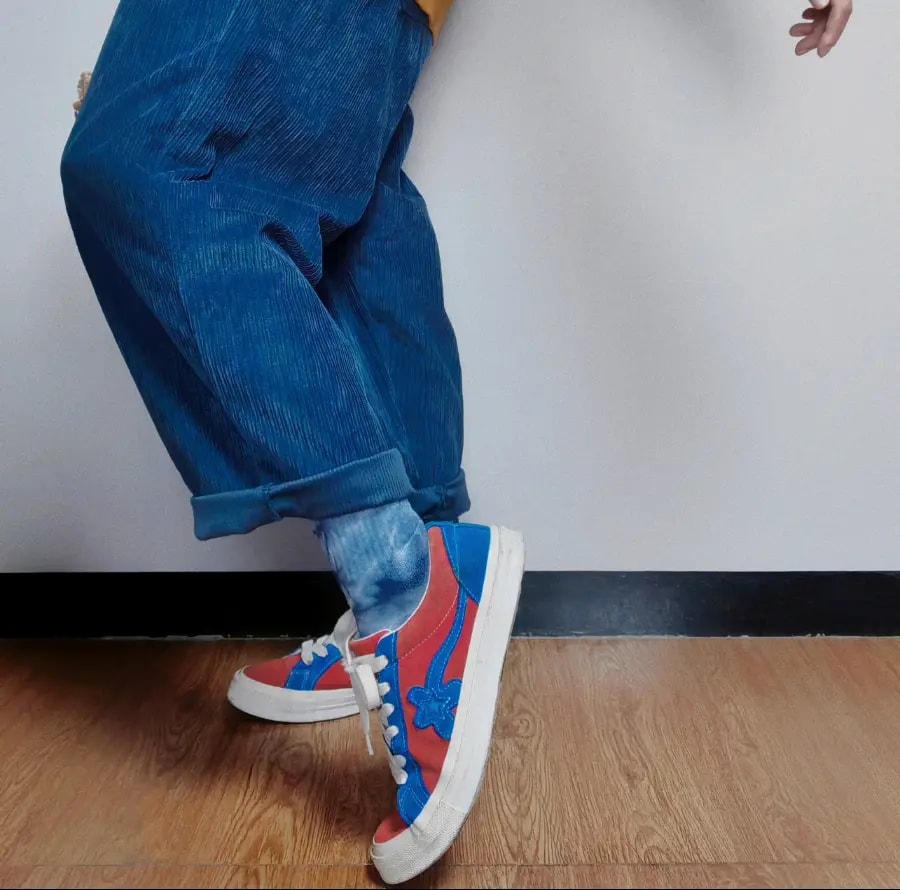 Giày Converse One Star Ox x Golf Le Fleur 'Molten Lava' 162126C — ảnh 5