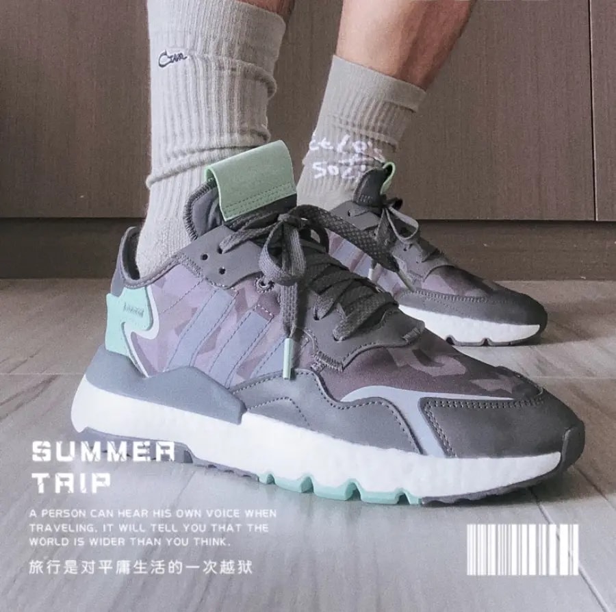 Giày Adidas Originals Nite Jogger 'Core Grey' FV1311 — ảnh 4
