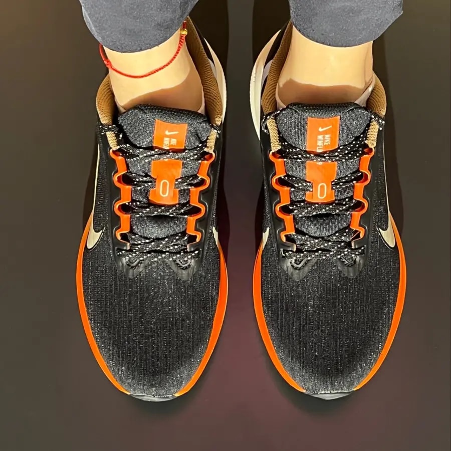 Giày Nike Air Winflo 9 'Black Green Safety Orange' DX6040-071 — ảnh 4