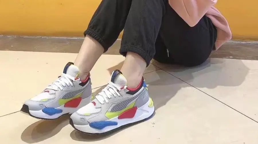 Giày Puma Rs Z White Glacial Blue Yellow 381640-05 — ảnh 4