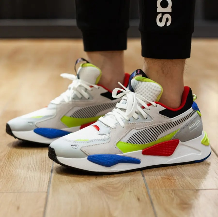 Giày Puma Rs Z White Glacial Blue Yellow 381640-05 — ảnh 5