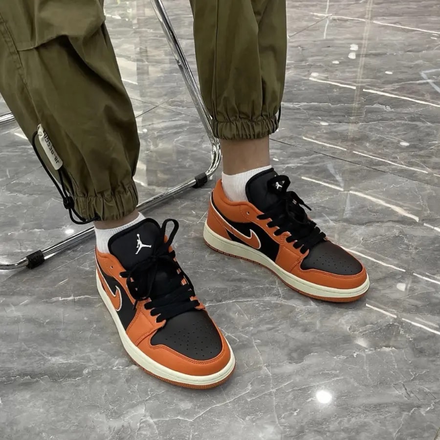Giày Nike Air Jordan 1 Low 'Sport Spice Black' DV1299-800 — ảnh 2