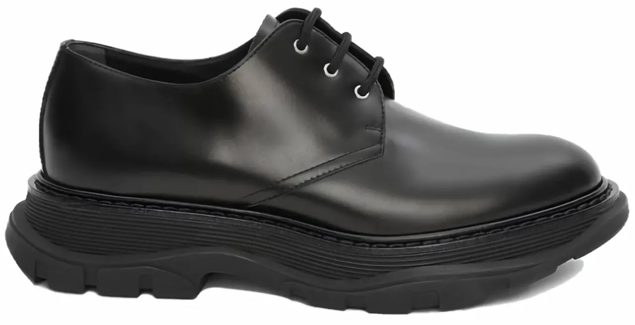Giày Alexander Mc.Queen Tread Derby 'Black' 604255WHXH01000 — kich-thuoc: lien-he-order