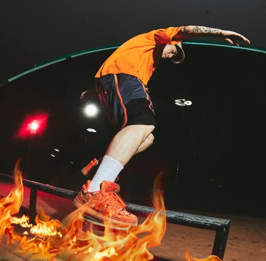 Giày Lining x Burnin Pro 'Orange' AECR123-1 — ảnh 5