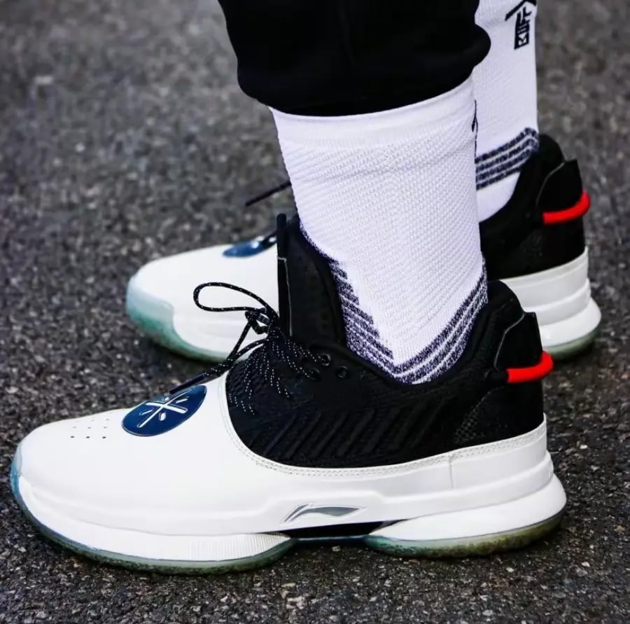 Giày Lining Way of Wade 7 'White Black' ABAN079-1 — ảnh 3