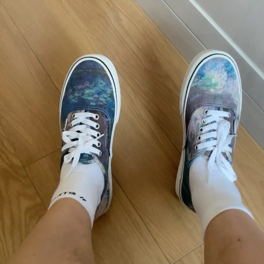 Giày Vans MoMA x Authentic 'Claude Monet’s Water Lilies' VN0A2Z5I18H — ảnh 2