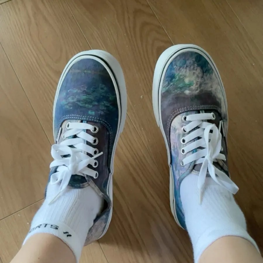Giày Vans MoMA x Authentic 'Claude Monet’s Water Lilies' VN0A2Z5I18H — ảnh 3