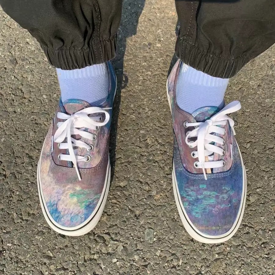 Giày Vans MoMA x Authentic 'Claude Monet’s Water Lilies' VN0A2Z5I18H — ảnh 4